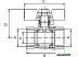 Запорная арматура Ferro Кран шаровый ГГ 1