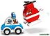 Конструктор Lego Duplo Пожарный вертолет и полицейский автомобиль 10957