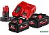 Аккумулятор с зарядным устройством Milwaukee M18 M18HNRG-802 4933471073 (2 x 18В/8 Ач + 12В/4 Ач + 1