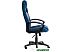 Кресло TetChair Driver (флок/ткань, синий/серый)