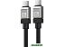 Кабель Baseus CoolPlay Series USB Type-C - USB Type-C (1 м, черный)