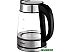 Чайник электрический KITFORT KT-6118 (прозрачный/серебристый)