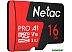 Карта памяти Netac P500 16GB V10/U1/C10 Extreme Pro с адаптером (NT02P500PRO-016G-R)