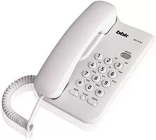 Картинка Проводной телефон BBK BKT-74 RU (белый)