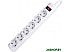 Сетевой фильтр Defender DFS 153 White, 3 м, 6 розеток (99490)