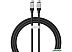 Кабель Baseus CoolPlay Series USB Type-C - USB Type-C (1 м, черный)