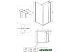 Душевой уголок Deante Cubic 80x80 KTI 044P