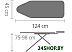Гладильная доска Brabantia C 124x45 см 123986 (утренний бриз/каркас черный)