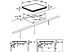Встраиваемая варочная панель (поверхность) Electrolux EHF 6547 FOK