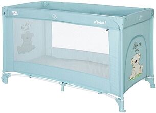 Картинка Манеж-кровать Lorelli Noemi 1 Blue Surf Teddy (10080542156)