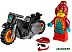 Конструктор инерционный Lego City Огненный трюковый мотоцикл 60311