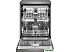 Отдельностоящая посудомоечная машина Weissgauff DW 6038 D Dual Wash Silver