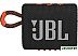 Беспроводная колонка JBL Go 3 (черный/оранжевый)