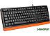 Клавиатура A4Tech Fstyler FKS10 (черный/оранжевый)