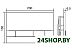 Панель смыва OLI Narrow 152941 (матовый хром)