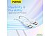 Кабель Baseus Pudding Series Fast Charging Cable 100W USB Type-C - USB Type-C (1.2 м, белый)