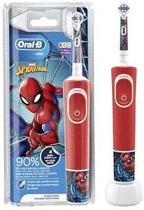Картинка Электрическая зубная щетка Oral-B Kids Spiderman D100.413.2K
