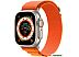 Профессиональные умные часы Apple Watch Ultra LTE 49 мм (титановый корпус, титановый/оранжевый, текс