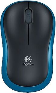 Картинка Мышь беспроводная Logitech M185 Wireless Mouse Blue