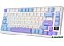 Клавиатура Royal Kludge RK-M75 RGB Taro Milk (RK Silver)