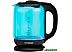 Чайник электрический Hyundai HYK-G2806 (голубой/черный)