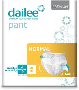 Dailee Pant [3]Premium Normal L Трусы для взрослых, 14шт