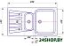 Кухонная мойка AlfaGrant Rheingrant AG-008 (пломбир)