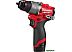 Дрель-шуруповерт Milwaukee M12 FUEL M12FDD2-202X 4933479873 (с 2-мя АКБ 2 Ач, кейс)