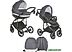 Детская универсальная коляска Tutis Mimi Style 3 в 1 Black Marble (1103042)