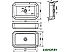 Умывальник Sanita Luxe Line 55 LINSLWB01