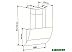 Вытяжка EXITEQ 913B/CS40 (60 см) белый