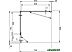 Душевой уголок Omnires Manhattan ADC80X-A+ADR70X