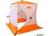 Палатка Следопыт КУБ 3 (белый/оранжевый) Палатка Следопыт КУБ 3 (белый/оранжевый)