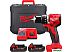 Ударная дрель-шуруповерт Milwaukee M18 M18BLPDRC-202C 4933492822 (с 2-мя АКБ 2 Ач, кейс)