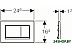 Панель смыва Geberit Sigma 30 115.883.KK.1 (белый/золотистый) Панель смыва Geberit Sigma 30 115.883.KK.1 (белый/золотистый)