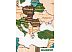 Пазл Woodary Карта мира XXL 3141 (3 уровня, multicolor)