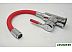Смеситель Ledeme L1399-1 (хром/красный) Смеситель Ledeme L1399-1 (хром/красный)