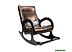 Кресло-качалка Бастион 2 с подножкой (темно-коричневый)