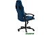 Кресло TetChair Driver (флок/ткань, синий/серый)