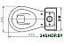 Унитаз Оскольская керамика Дора (красный)