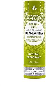 Картинка Ben & Anna Натуральный содовый дезодорант Персидский лайм, 60гр