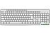 Клавиатура Oklick K225W (белый)