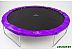 Батут Calviano Inside Master Purple 374 см - 12ft (внутренняя сетка, с лестницей)