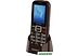Кнопочный телефон Maxvi B21ds (коричневый)