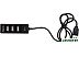 USB-хаб Buro BU-HUB4-0.5L-U2.0