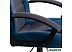 Кресло TetChair Driver (флок/ткань, синий/серый)