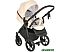 Детская универсальная коляска Tutis Nanni 3 в 1 (кожа светло-бежевый/темно-коричневый) (1093398)