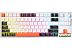 Клавиатура JEGG ZA87 Pro White Black Orange (TNT Yellow)