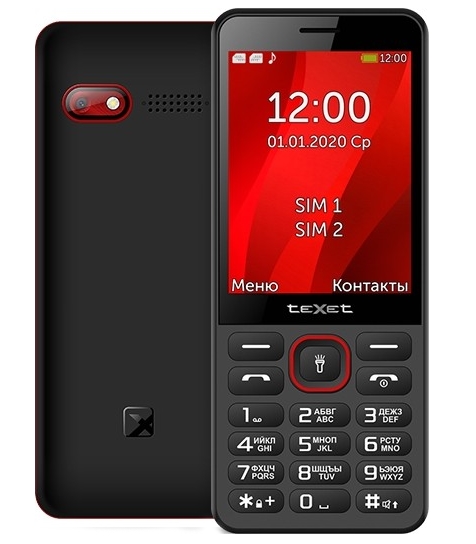 Мобильный телефон TeXet TM-309 (черный/красный) Мобильный телефон TeXet TM-309 (черный/красный)