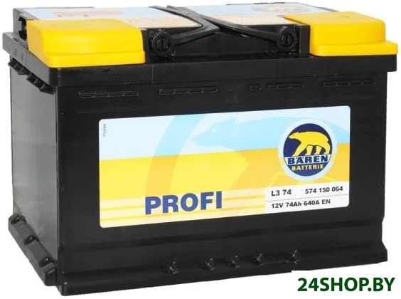 Автомобильный аккумулятор Baren Profi 7905692 (74 А·ч) Автомобильный аккумулятор Baren Profi 7905692 (74 А·ч)